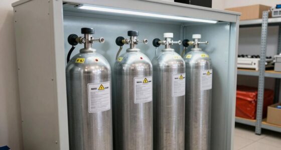 securely store co2 tanks