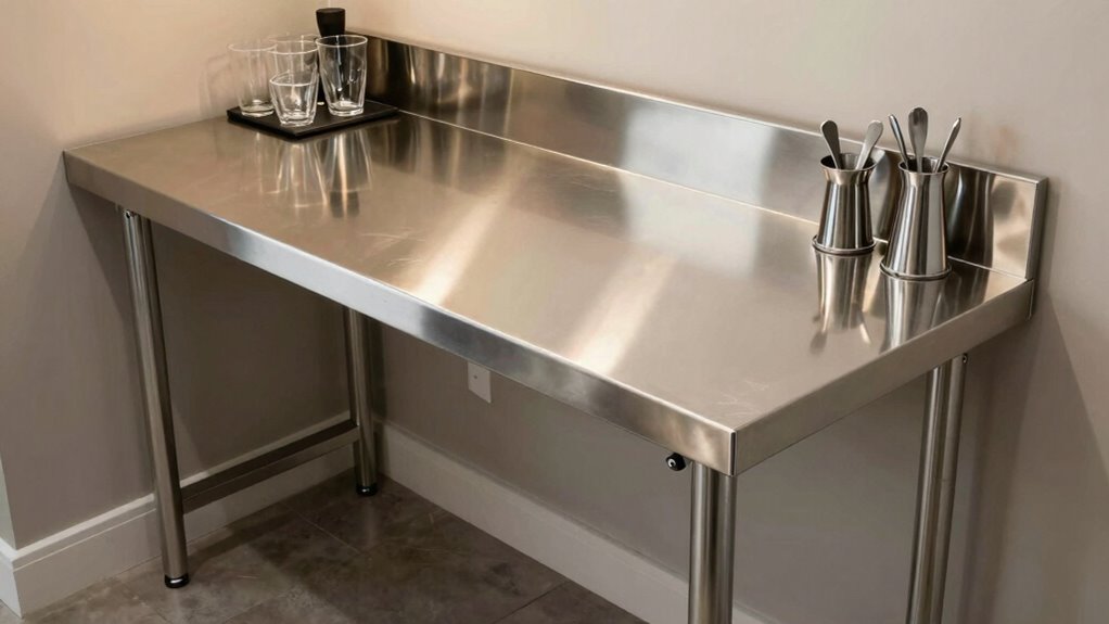 selecting durable home bar prep table