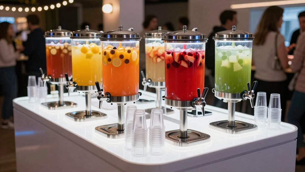 self serve drink stations