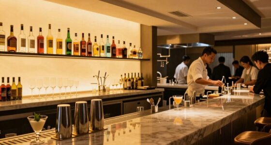 separate bar area design