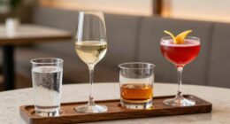 sequence for tasting drinks