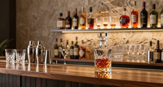 setting up your home bar
