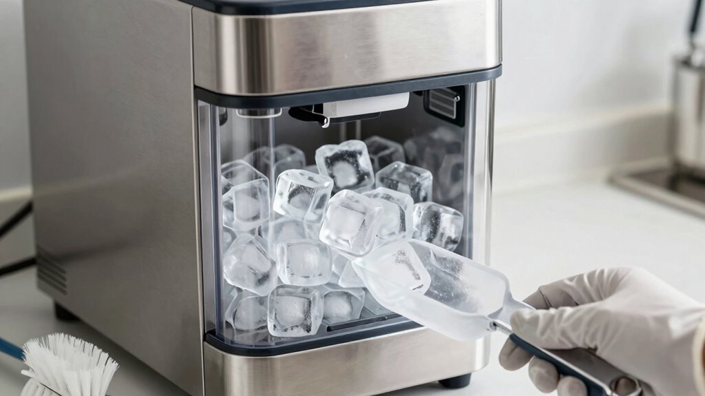 signs of ice maker buildup