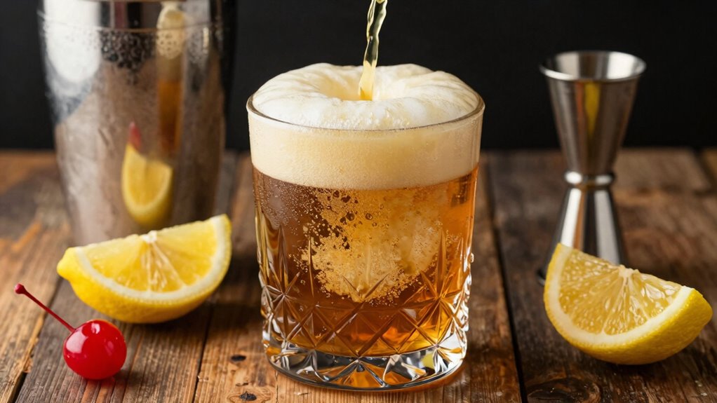 simple whiskey sour preparation