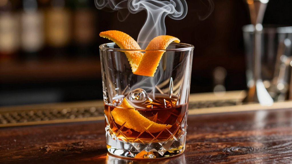 smoked drinks with flavorful spirits