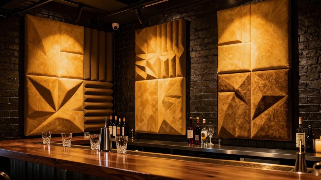 sound absorption for bars