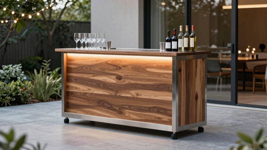 stable durable portable bar