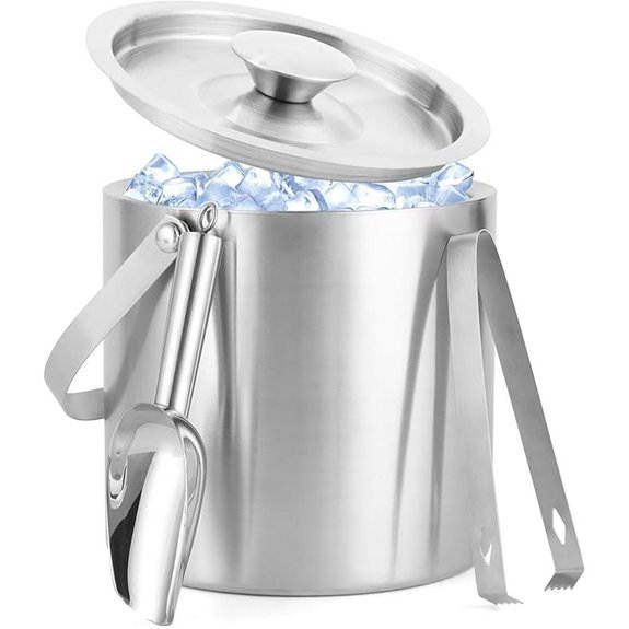 stainless steel ice bucket