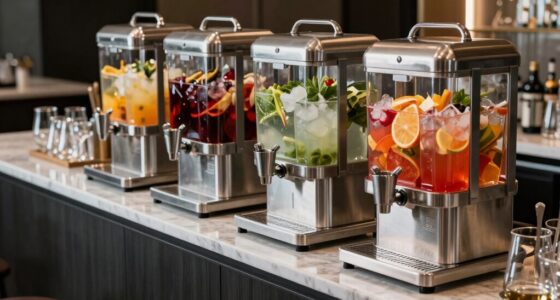 sticky free cocktail station