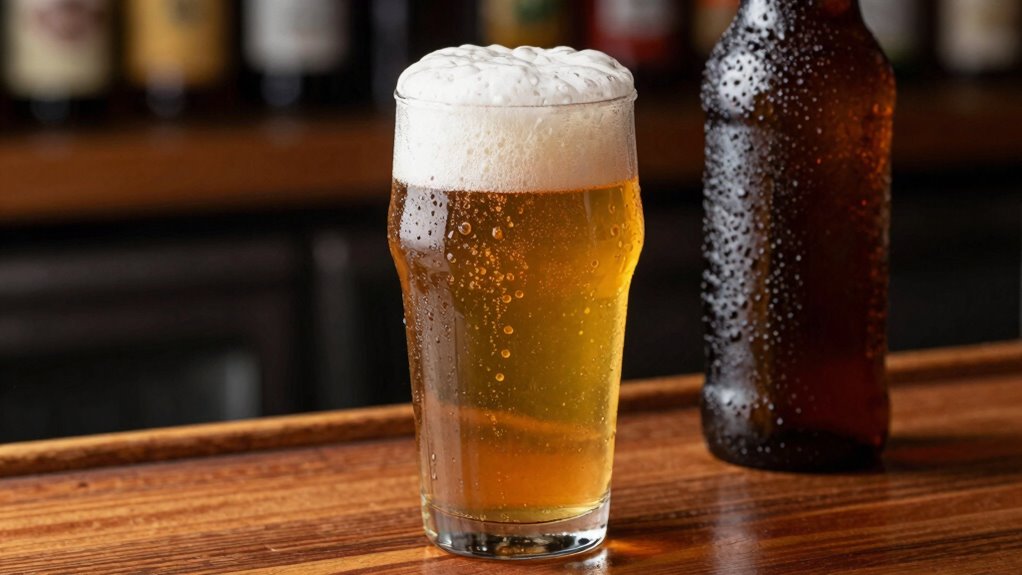 store beer cold and upright