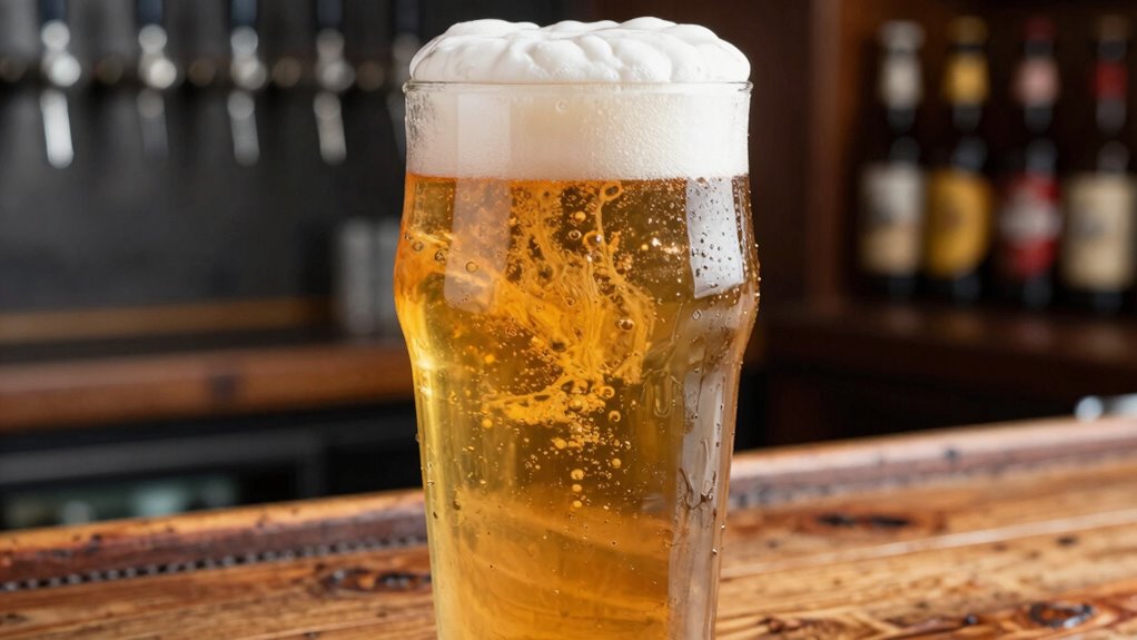 store beer in cool dark upright