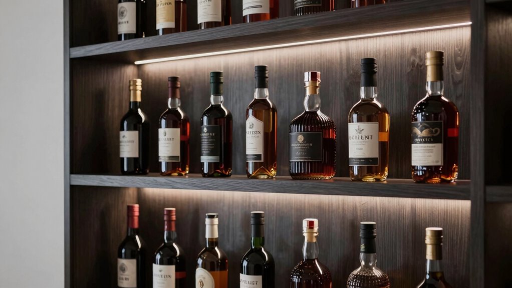 store liquor in dark cool places