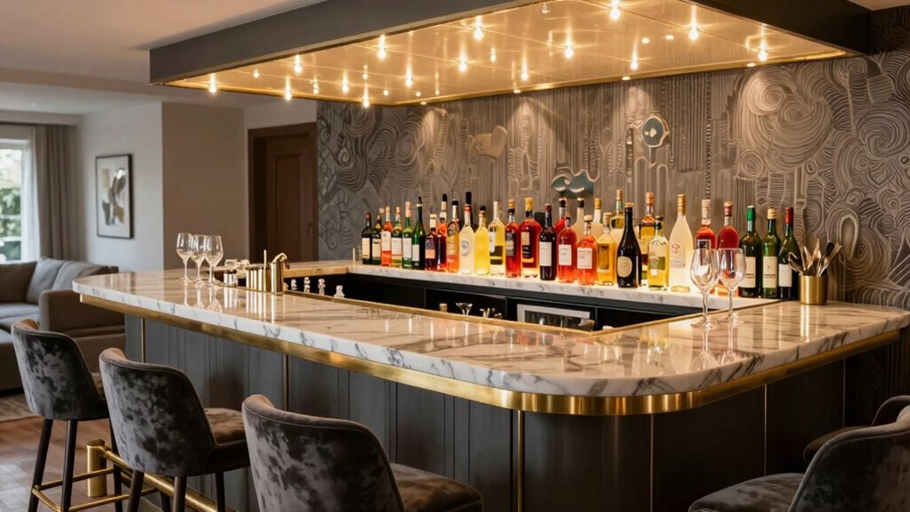 strategic inviting party bar placement