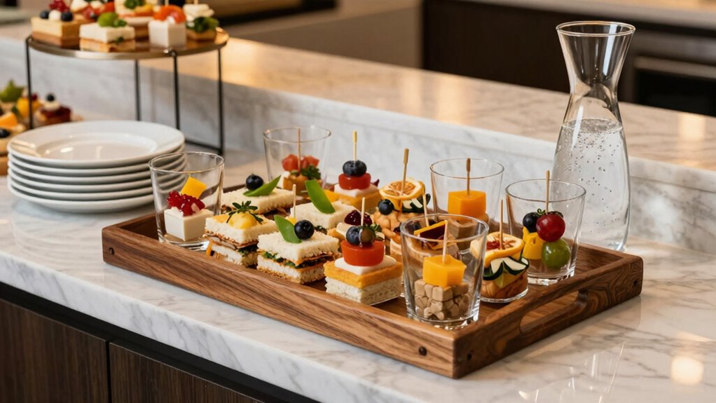 strategic organized food layout