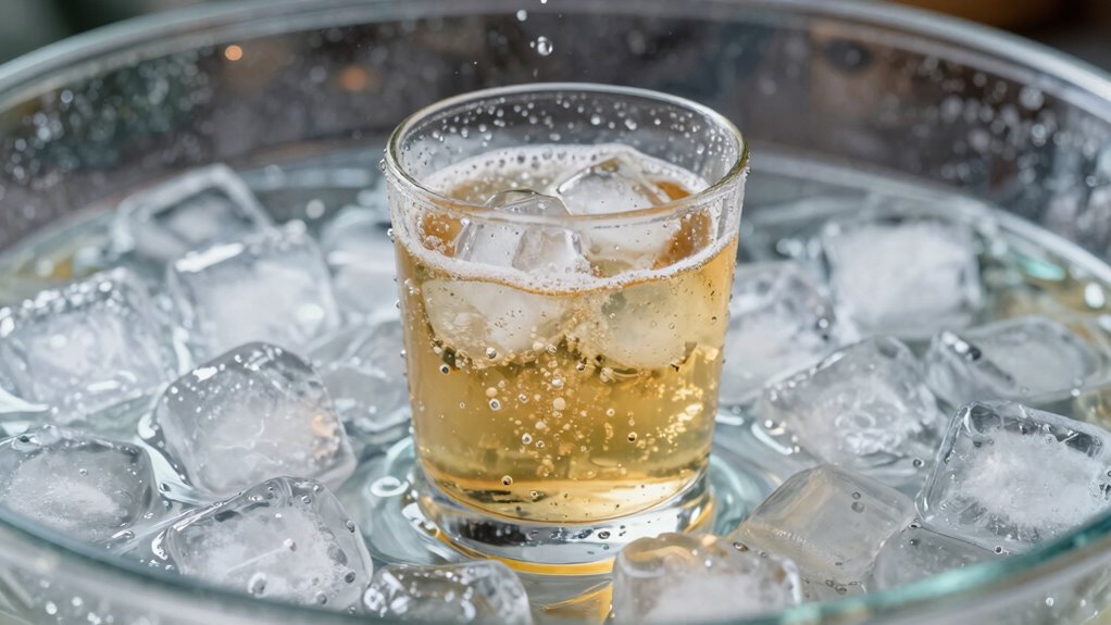 submerge for rapid cooling