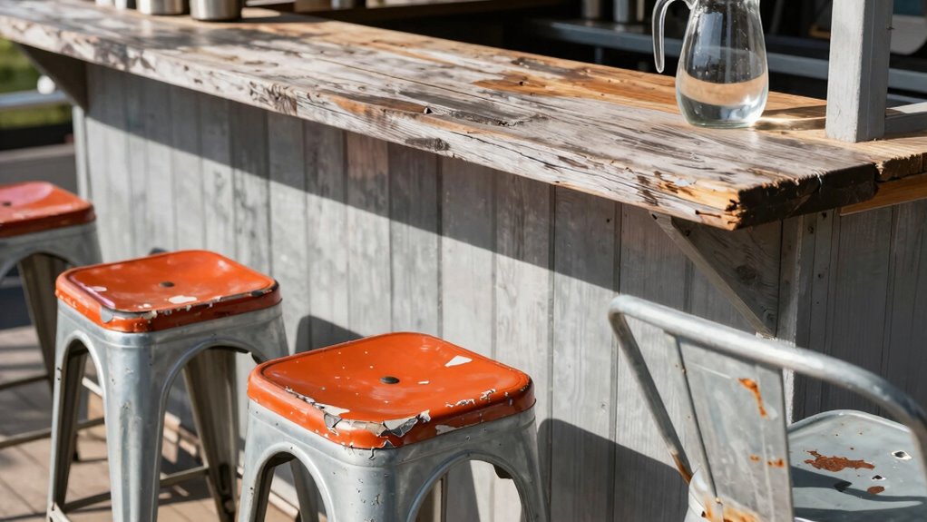 sun damages outdoor surfaces