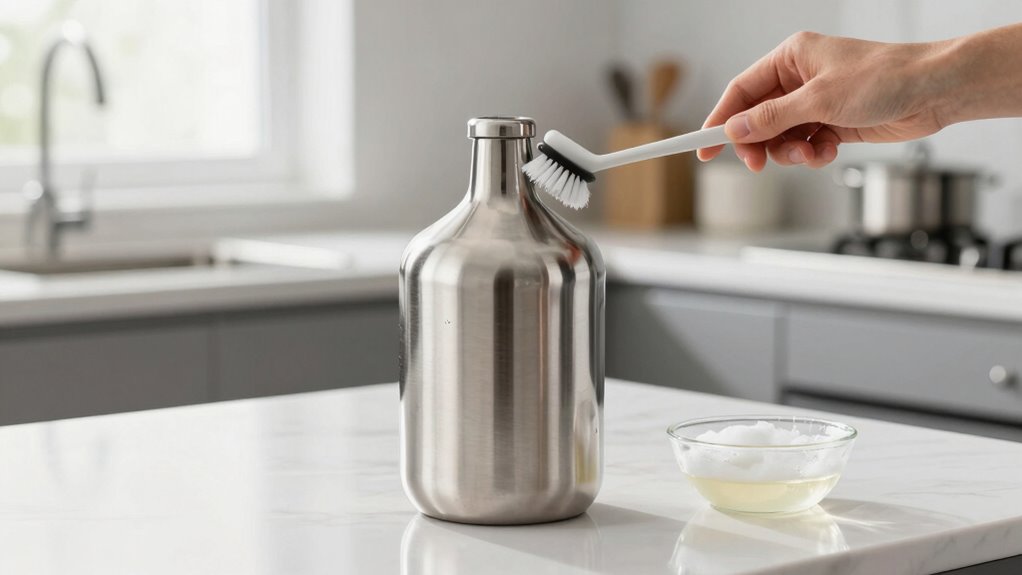 thorough growler cleaning practices
