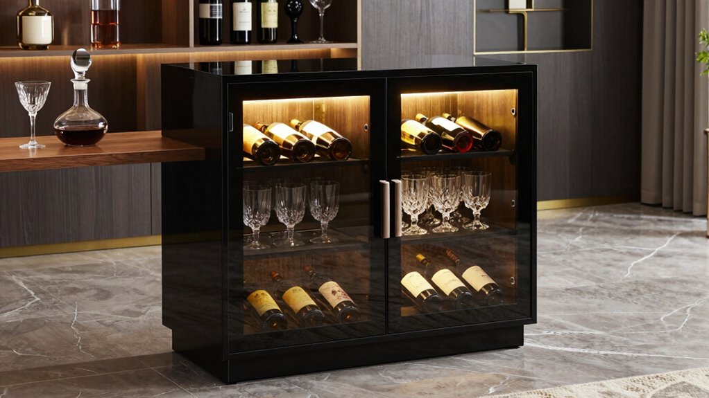 top 15 wine bar cabinets