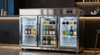 top back bar coolers