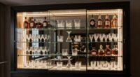 top bar display cabinets