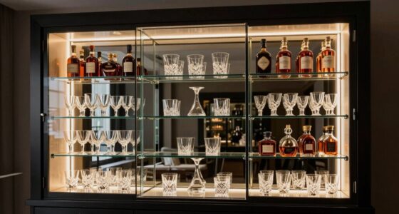 top bar display cabinets