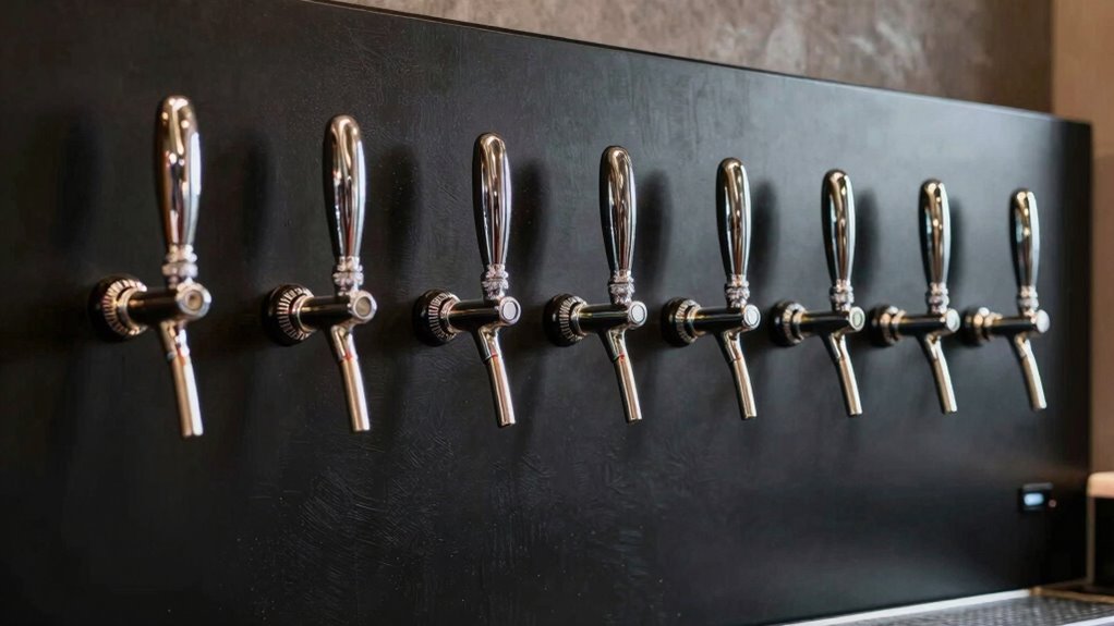 top beer tap wall mounts
