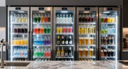 top built in beverage coolers