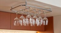 top ceiling mounted stemware racks