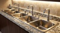 top commercial prep sinks