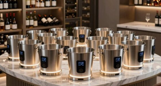top electric wine cooler buckets