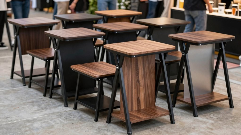 top foldable bar tables