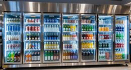 top glass beverage fridges