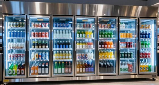 top glass beverage fridges