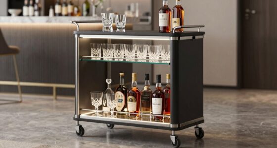 top heavy duty bar carts
