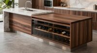 top kitchen islands with wine