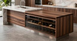 top kitchen islands with wine