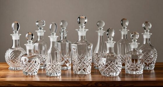 top lead free decanter sets