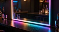 top led bar mirrors