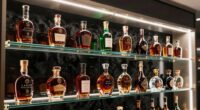 top liquor display cases