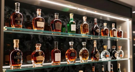 top liquor display cases