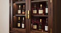 top lockable liquor cabinets