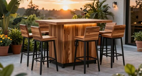 top outdoor bar sets