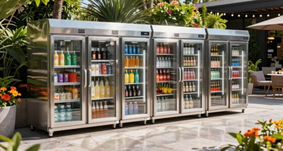 top outdoor cooler cabinets