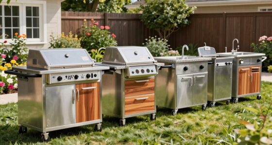 top outdoor kitchen carts