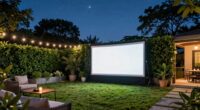 top outdoor projector screens
