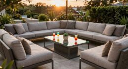 top outdoor sectional sets
