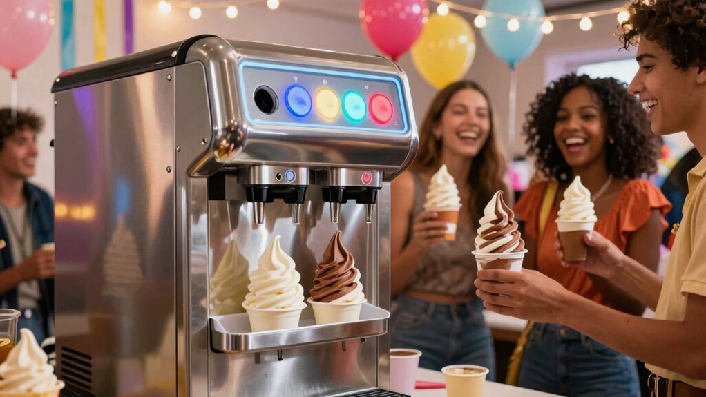 top party soft serve machines