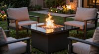 top propane fire pit tables