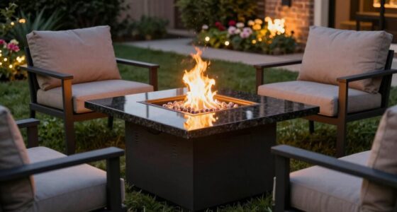 top propane fire pit tables