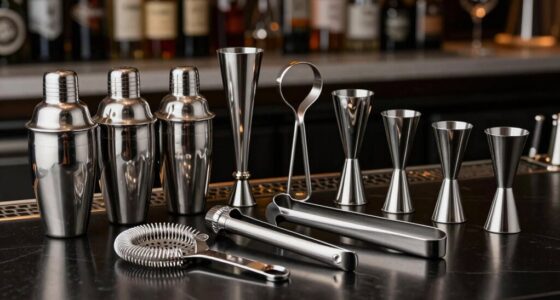 top stainless cocktail sets
